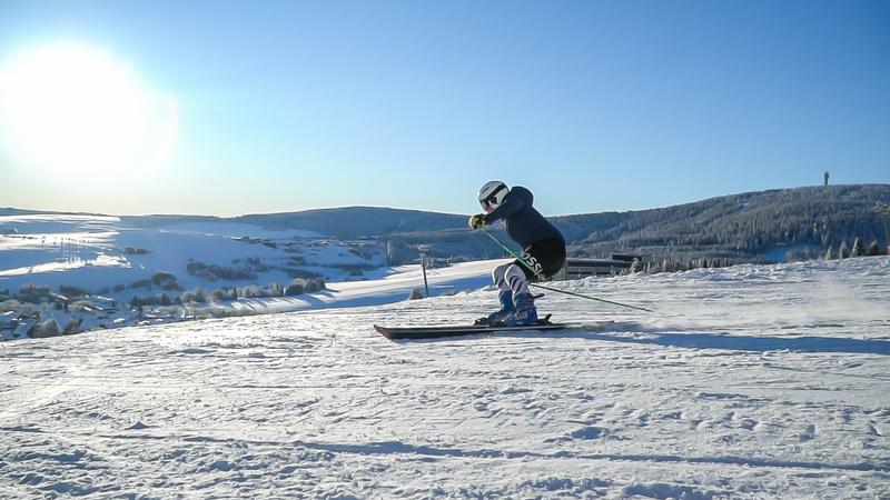 Alpinetraining am Fichtelberg